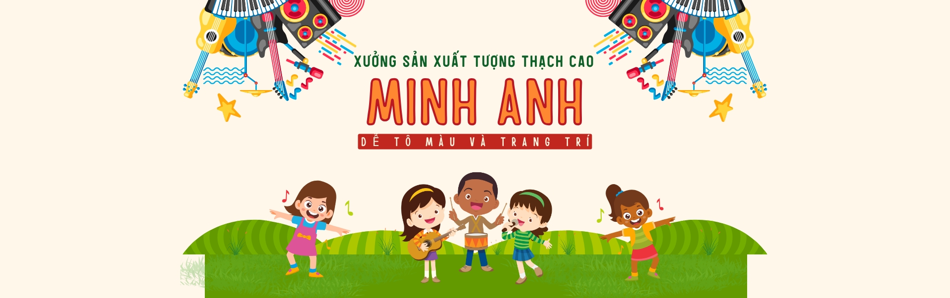 xưởng sản xuất tượng thạch cao, cơ sở sản xuất tượng thạch cao Minh Anh