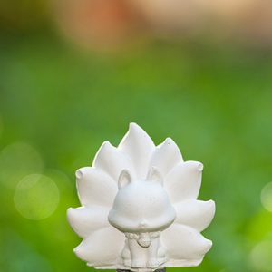 Tượng Thạch Cao Hồ Ly 9 Đuôi Cổ Đại