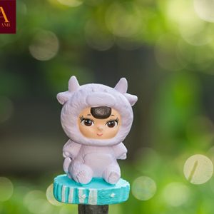 Tượng Thạch Cao Baby Three Trâu 10cm